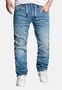 Jeans Stretch Bequem 5-Pocket Kordelzug A&S