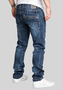 Design Jeans Regular Stretch Denim Pants Patchwork-Look A&S