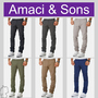 Chino Stretch Hose bequeme Slim Fit Twill Pants A&S