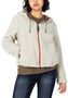 Jacke Teddyfell Kapuze Wendbar Retro-Look