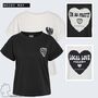 T-Shirt mit Herz Logo Print und Local Love Schriftzug