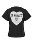 T-Shirt mit Herz Logo Print und Local Love Schriftzug