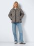 Steppjacke mit Hemdkragen Oversize Design 