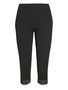 Kurze Leggings Spitzen-Details Hose