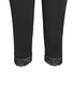Kurze Leggings Spitzen-Details Hose