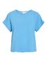 Modisches T-Shirt mit Crepe Design und Rundhalsausschnitt