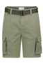 Kurze Cargo Shorts mit Grtel und Chino Style