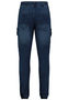 Jogger-Jeans mit Kordelzug und Cargotaschen