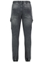 Jogger-Jeans mit Kordelzug und Cargotaschen