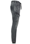 Jogger-Jeans mit Kordelzug und Cargotaschen
