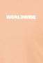 T-Shirt mit WORLDWIDE Frontprint Kurzarm