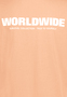 T-Shirt mit WORLDWIDE Frontprint Kurzarm
