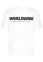 T-Shirt mit WORLDWIDE Frontprint Kurzarm