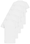 5er-Pack Rundhals Basic T-Shirts Kurzarm