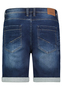 Denim Bermuda Jeansshorts mit Umschlag Saum