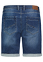 Denim Bermuda Jeansshorts mit Umschlag Saum