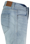Denim Bermuda Jeansshorts mit Umschlag Saum