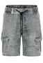 Cargo Bermudashorts Elastischer Bund und Kordelzug 
