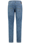 Slim Fit Jeans mit Used-Denim Waschung und Tunnelzug