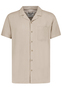 Kurzarm Hemd mit Knopfleiste und Brusttasche