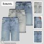 Bermuda Jeansshorts in Used-Look