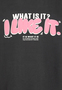 Hoodie mit It is what it is Schriftzug Print