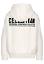 Kapuzenpullover mit K�ngurutasche und Slogan-Print 