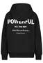 Kapuzenpullover mit K�ngurutasche und Slogan-Print 