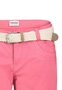 Chino Bermuda Shorts mit Flechtg�rtel und Umschlag