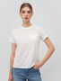 Kurzarm T-Shirt mit Schmetterling Motiv