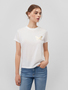 Kurzarm T-Shirt mit Schmetterling Motiv