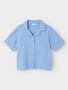Kurz�rmeliges Kinder-Hemd mit Brusttasche und Kragen