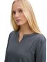 Tom Tailor Lang�rmlige Bluse mit V-Ausschnitt und feinen Streifen