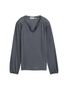 Tom Tailor Lang�rmlige Bluse mit V-Ausschnitt und feinen Streifen