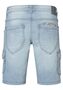 Denim Cargoshorts mit Rei�verschlusstasche