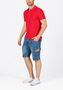 Denim Bermuda Jeans Shorts mit Cargo-Taschen