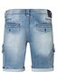 Jeansshorts mit Cargotaschen und Umschlag