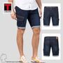 Jeansshorts mit Kontrastn�hten und Cargotaschen