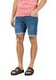 Denim Shorts mit Rissen und Umschlag