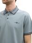 Tom Tailor Polo-Shirt mit Kontraststreifen und Logo-Patch, kurz�rmlig
