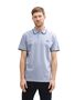 Tom Tailor Polo-Shirt mit Kontraststreifen und Logo-Patch, kurz�rmlig