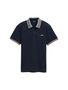 Tom Tailor Polo-Shirt mit Kontraststreifen und Logo-Patch, kurz�rmlig