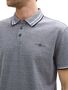 Tom Tailor Polo-Shirt mit Kontraststreifen und Logo-Patch, kurz�rmlig
