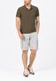 Feine Cargo Chino Shorts mit geometrischem Muster und G�rtel