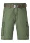 Feine Cargo Chino Shorts mit geometrischem Muster und G�rtel