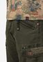 Cargo Jeans Shorts mit G�rtel und Festem Stoff 