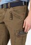 Cargo Jeans Shorts mit G�rtel und Festem Stoff 