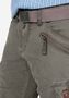 Cargo Jeans Shorts mit Grtel und Festem Stoff 