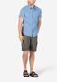 Cargo Jeans Shorts mit Grtel und Festem Stoff 