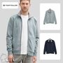 Tom Tailor Leichte Sweatjacke mit Kontrastkragen